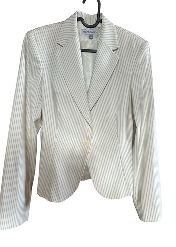 Çizgili Blazer Ceket - Görsel 2