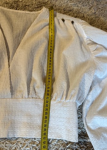 Keten mini bluz - Görsel 6