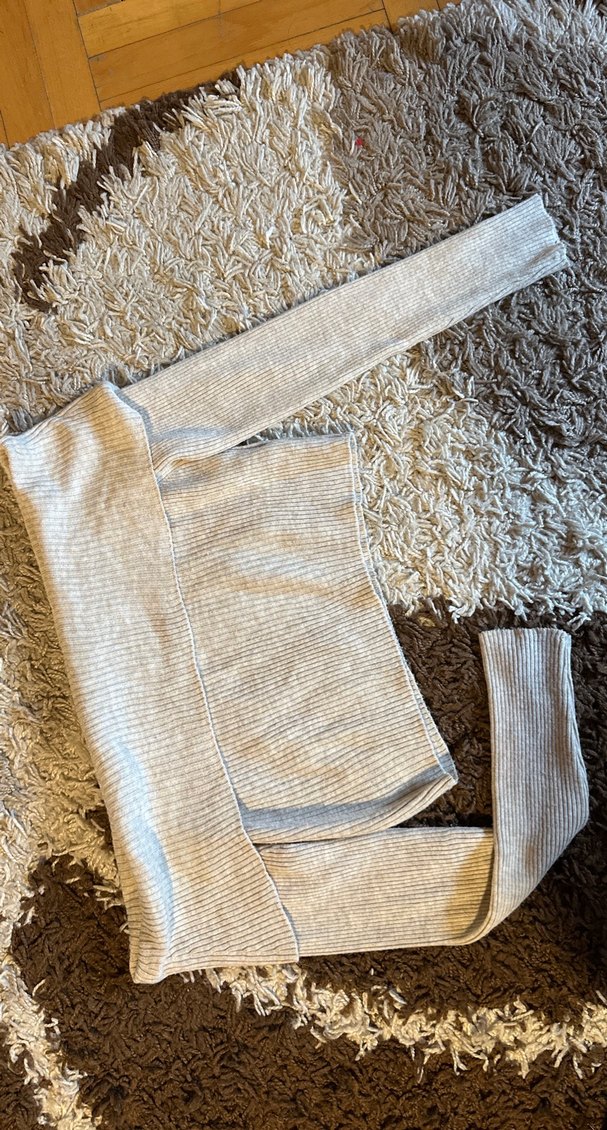 Düşük Yaka Mini Yün Kazak - Görsel 3