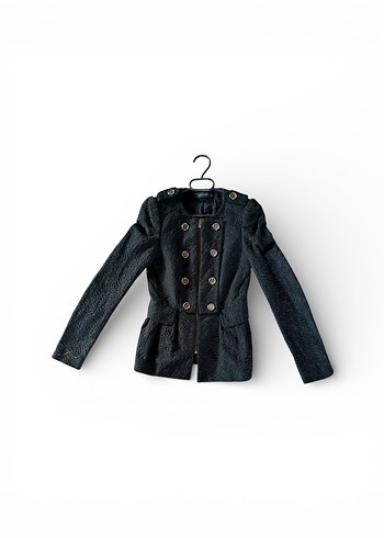 Düğmeli blazer ceket - Görsel 6