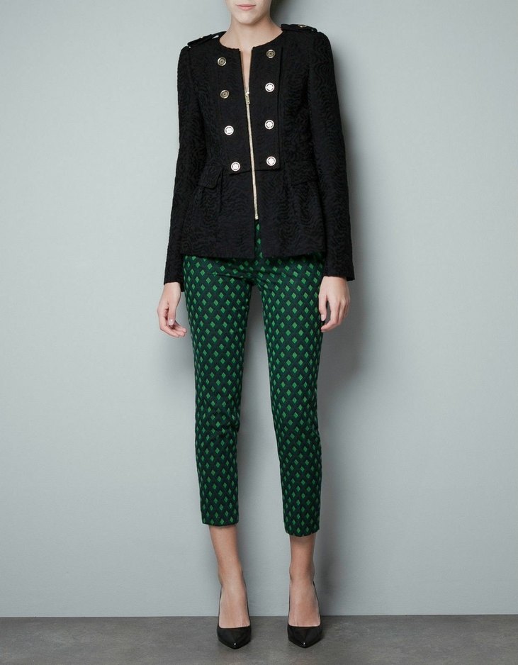 Düğmeli blazer ceket - Görsel 2