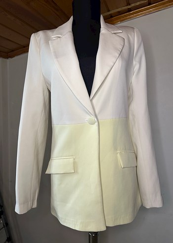 İki renk Blazer ceket - Görsel 3