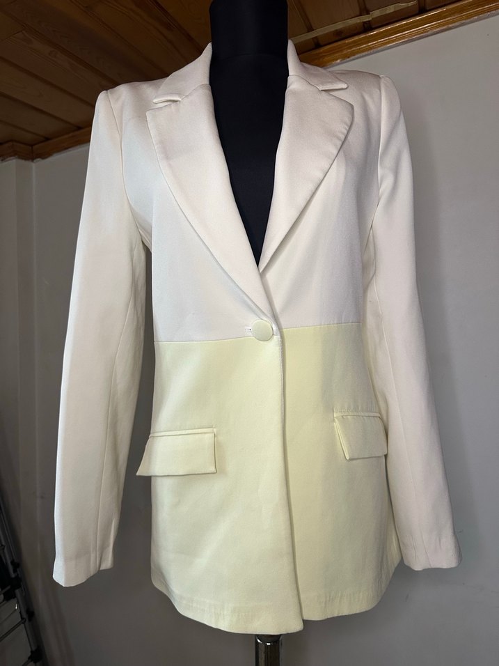 İki renk Blazer ceket - Görsel 3