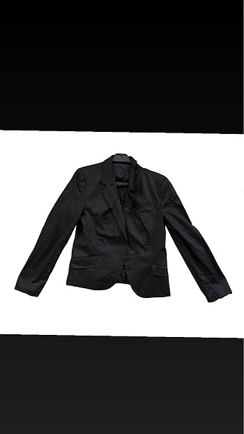 Siyah blazer ceket