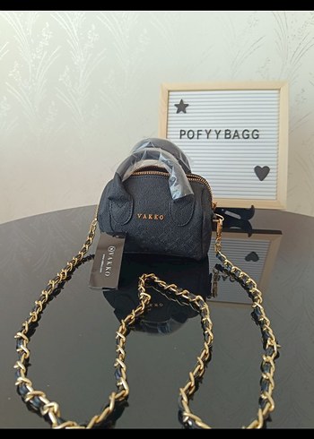 Vakko Zincir Detaylı Çanta - Görsel 5