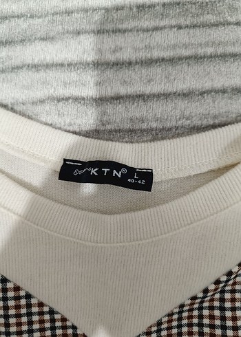 Uzun Kollu Beyaz Kadın Sweatshirt - Görsel 4