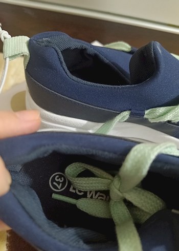 LC Waikiki Kadın Lacivert Dolgu Topuk Spor Ayakkabı - Görsel 4