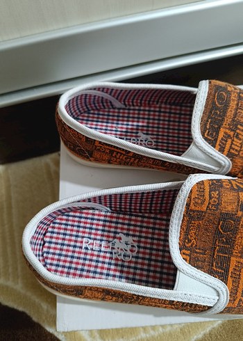 Renkli Desenli Kahverengi Espadril - Görsel 3