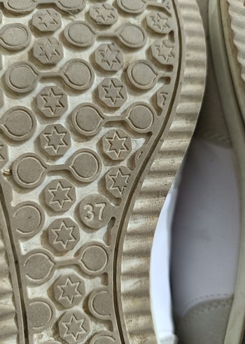 Beyaz Kadın Spor Ayakkabısı Velcro Detaylı - Görsel 4