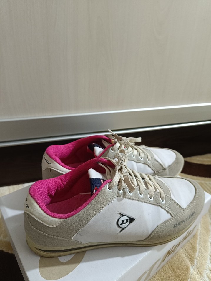 Beyaz Kadın Spor Ayakkabısı Velcro Detaylı - Görsel 2