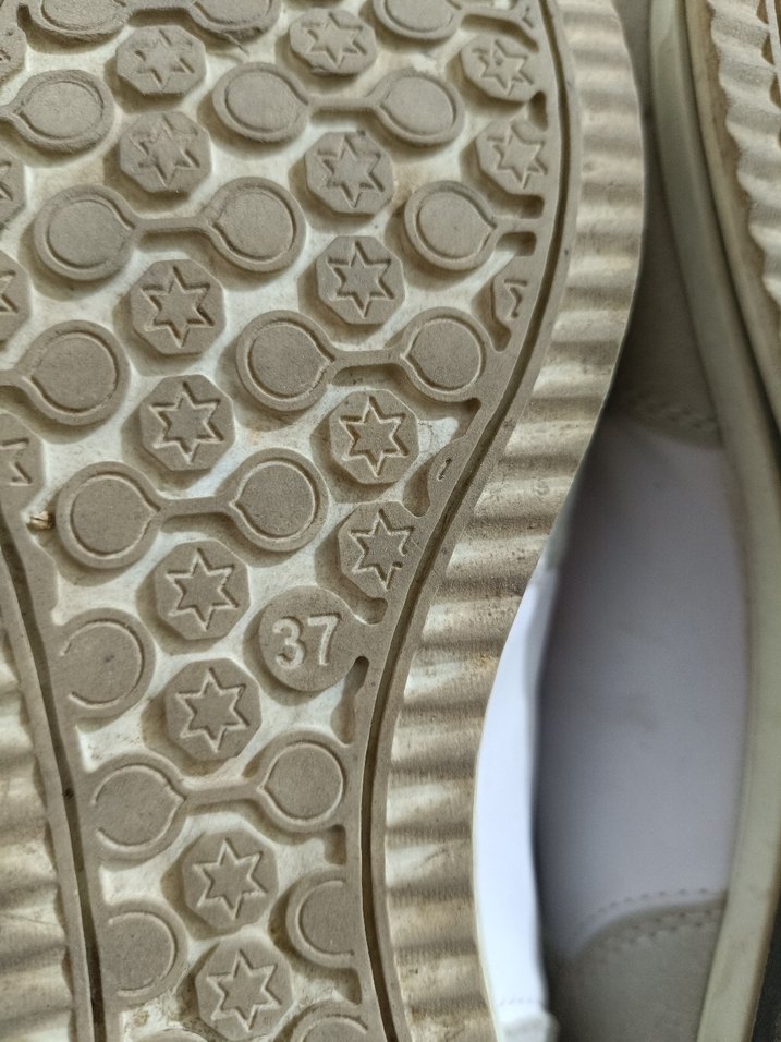 Beyaz Kadın Spor Ayakkabısı Velcro Detaylı - Görsel 4