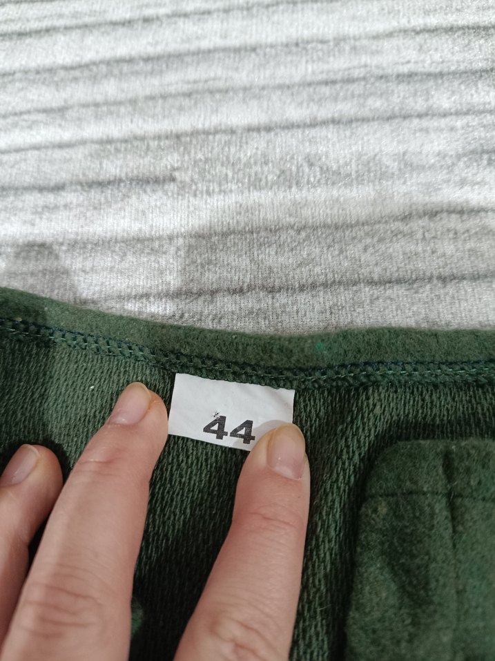 Kuşaklı Uzun Yeşil Hamile Ceketi - Görsel 4