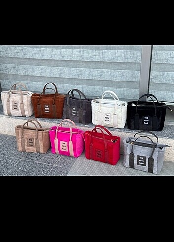 Diğer Peluş Tote Bag canta 