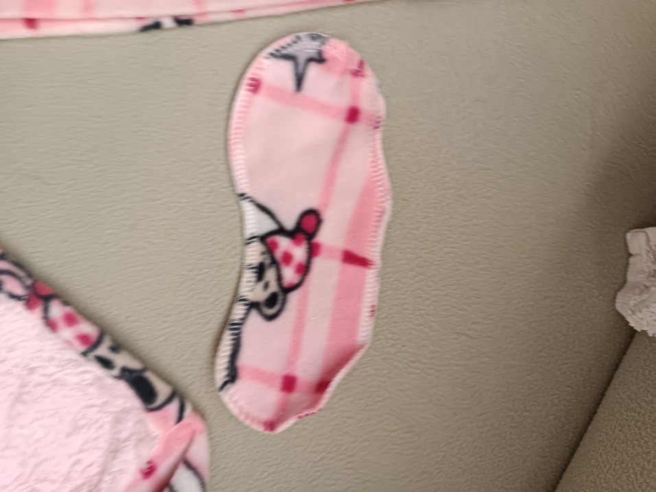 Kız Çocuk Pembe polar pijama takımı - Görsel 5