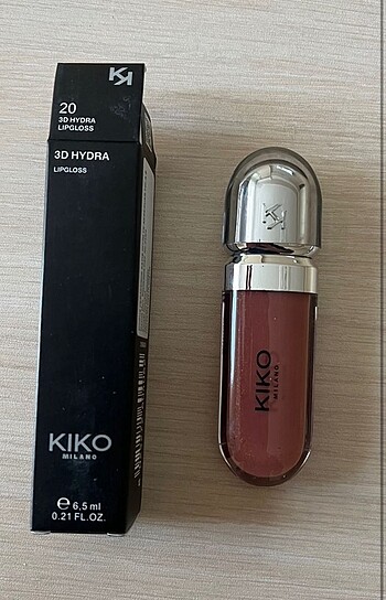 Kiko ruj gloss 20 açılmamış kutu
