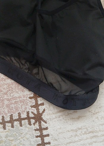 Siyah Spor Sütyeni Midi Boy - Görsel 2