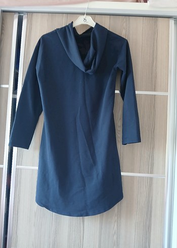 Kadın Lacivert Uzun Kollu Baskılı Sweatshirt - Görsel 2