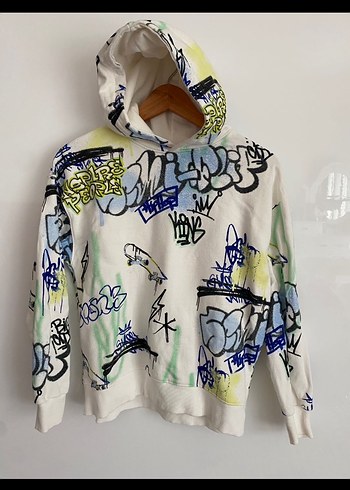 Zara Erkek Çocuk Kapüşonlu Baskılı Sweatshirt - Görsel 5