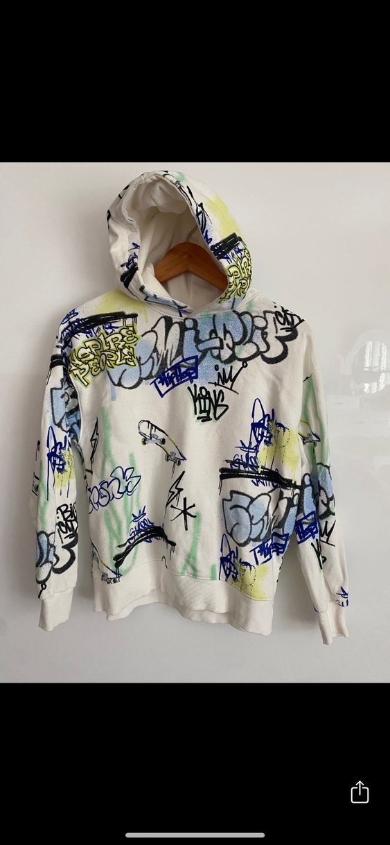 Zara Erkek Çocuk Kapüşonlu Baskılı Sweatshirt - Görsel 5