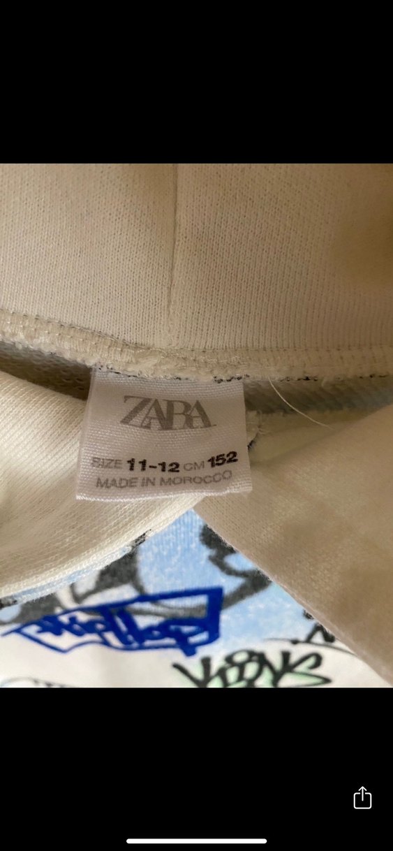Zara Erkek Çocuk Kapüşonlu Baskılı Sweatshirt - Görsel 2