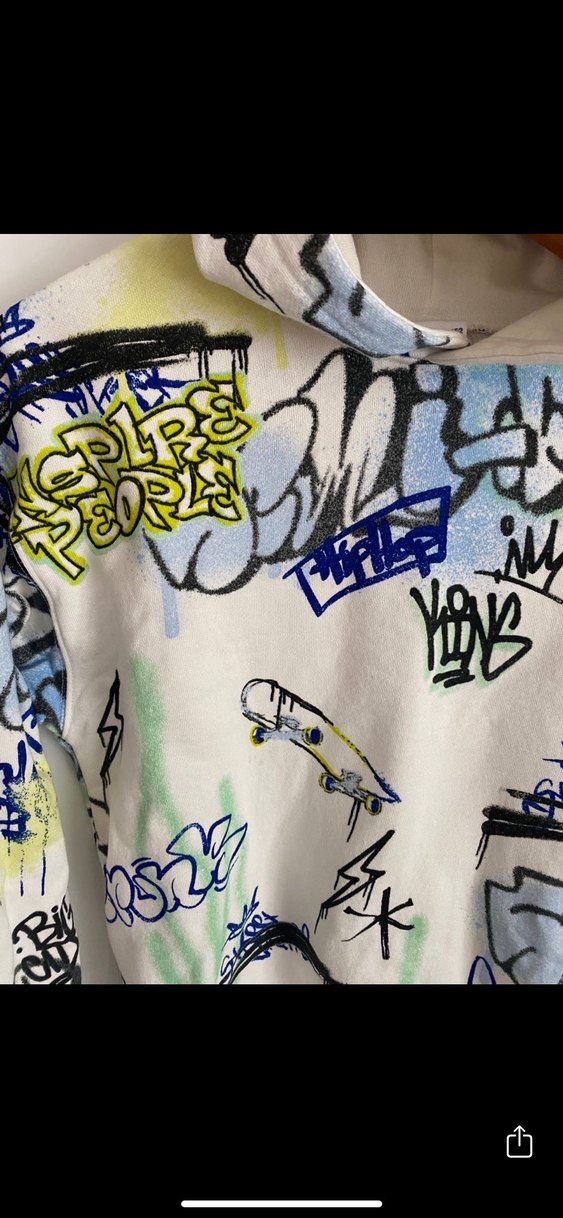 Zara Erkek Çocuk Kapüşonlu Baskılı Sweatshirt - Görsel 4