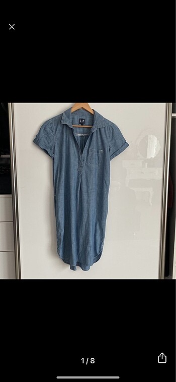 xs Beden Gap denim elbise