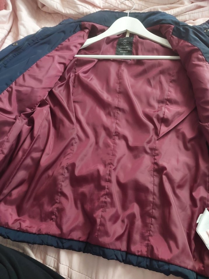 Kemerli siyah Kadın Mont - Görsel 5