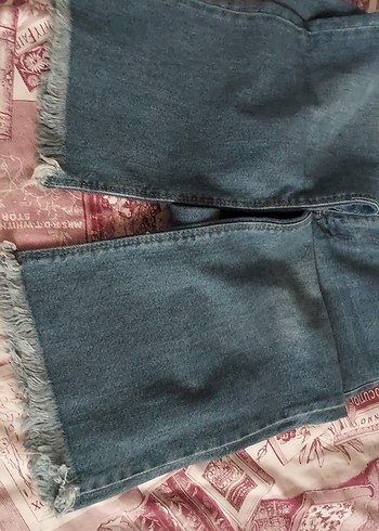 Bol Kesim Midi Denim Kadın Kot Pantolon - Görsel 2