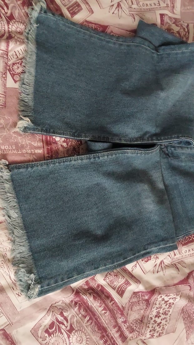 Bol Kesim Midi Denim Kadın Kot Pantolon - Görsel 2