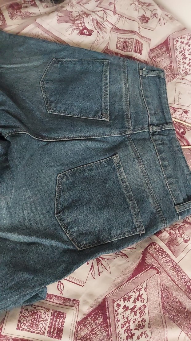 Bol Kesim Midi Denim Kadın Kot Pantolon - Görsel 4