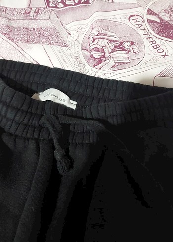 Siyah Salaş Kadın Eşofman Altı - Görsel 3