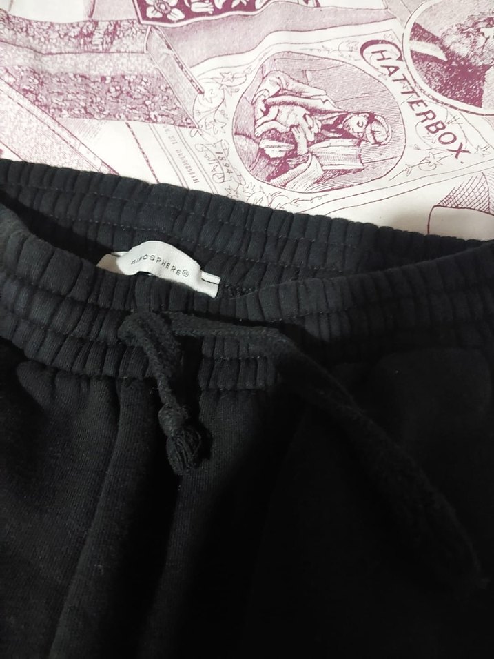 Siyah Salaş Kadın Eşofman Altı - Görsel 3