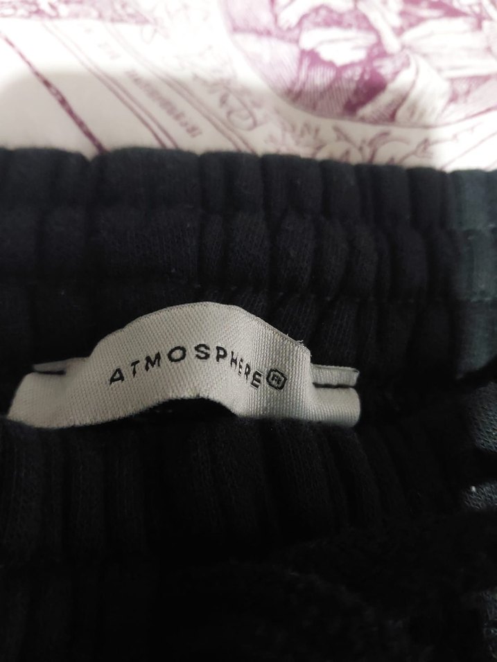 Siyah Salaş Kadın Eşofman Altı - Görsel 5