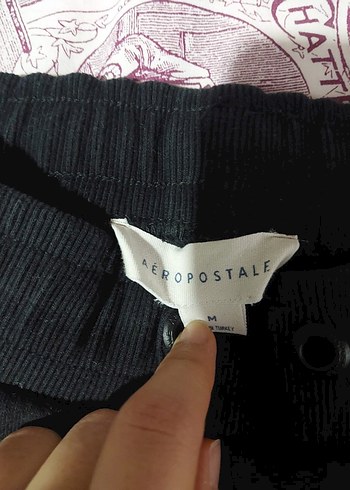 Siyah Düğmeli Kadın Midi eşofman altı - Görsel 3