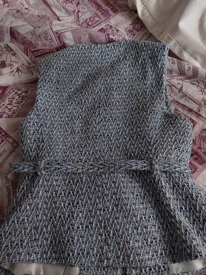 kadın simli yelek - Görsel 2