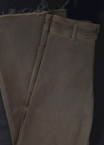 bej Kadın Midi Pantolon - Görsel 4