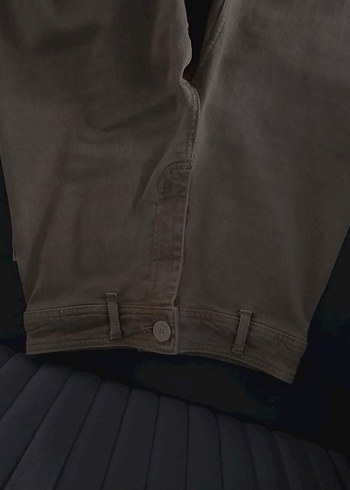 bej Kadın Midi Pantolon - Görsel 5