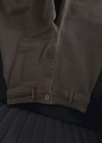 bej Kadın Midi Pantolon - Görsel 3