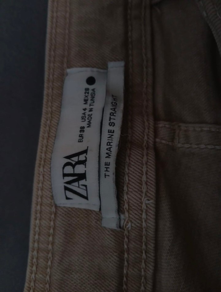 bej Kadın Midi Pantolon - Görsel 2