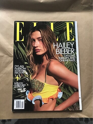 Elle Us Hailey Bieber dergi
