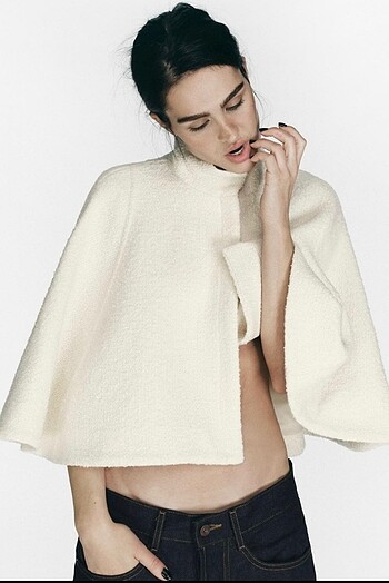 Zara ZARA COLLECTION YÜNLÜ PELERİN