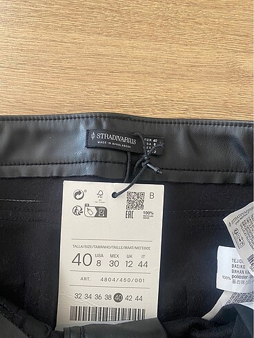 Stradivarius deri pantolon