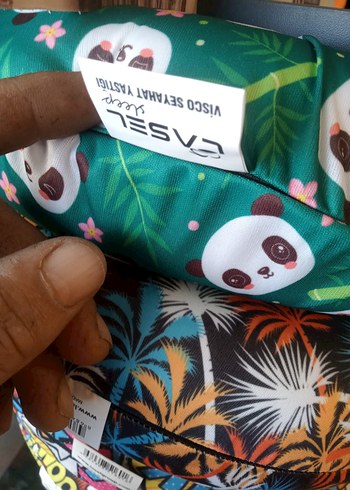 Renkli Baskılı Emzirme ve Hamile Yastığı - Görsel 3