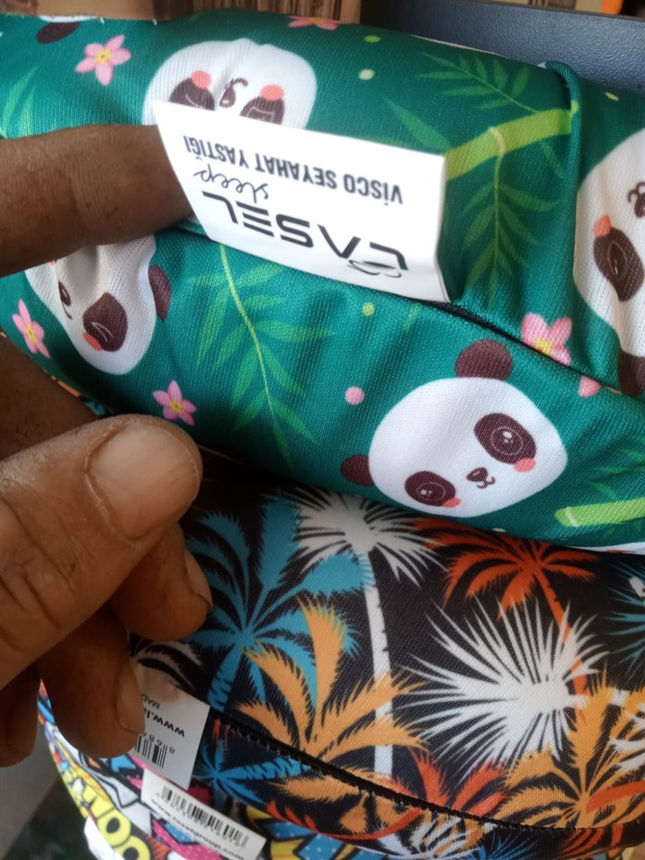 Renkli Baskılı Emzirme ve Hamile Yastığı - Görsel 3