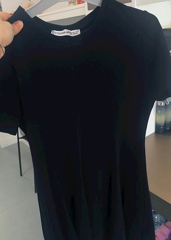 Siyah mini elbise - Görsel 2