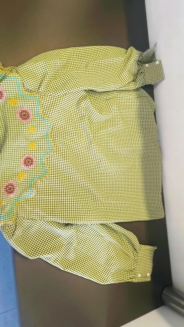 Nakışlı Çok Renkli Uzun Kollu Gömlek - Görsel 3