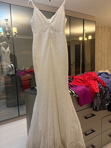 Balık model gelinlik