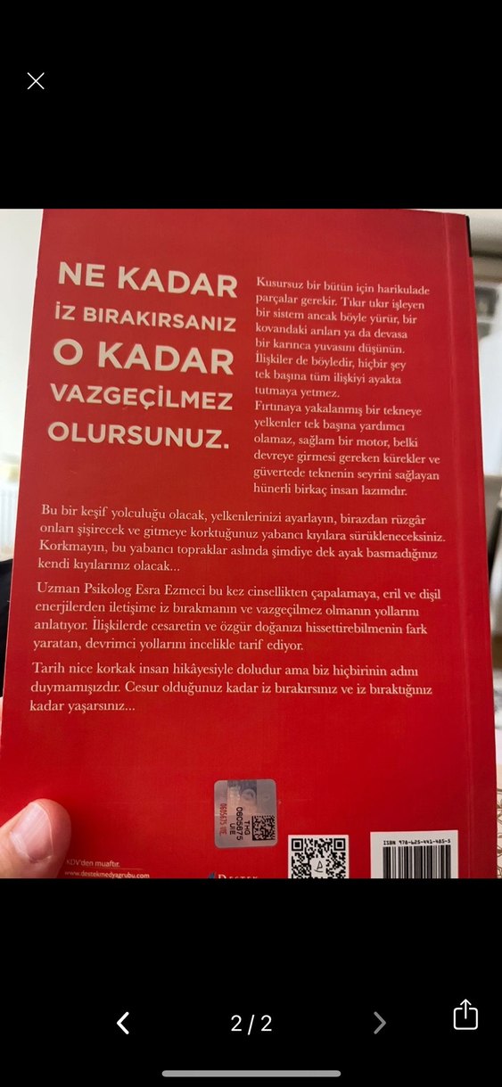 İz Bıraktığın Kadar Varsın - Esra Ezmeci - Görsel 2