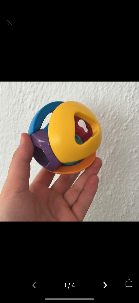 Renkli Diş Kaşıyıcı ve Çıngırak Oyuncak - Görsel 2