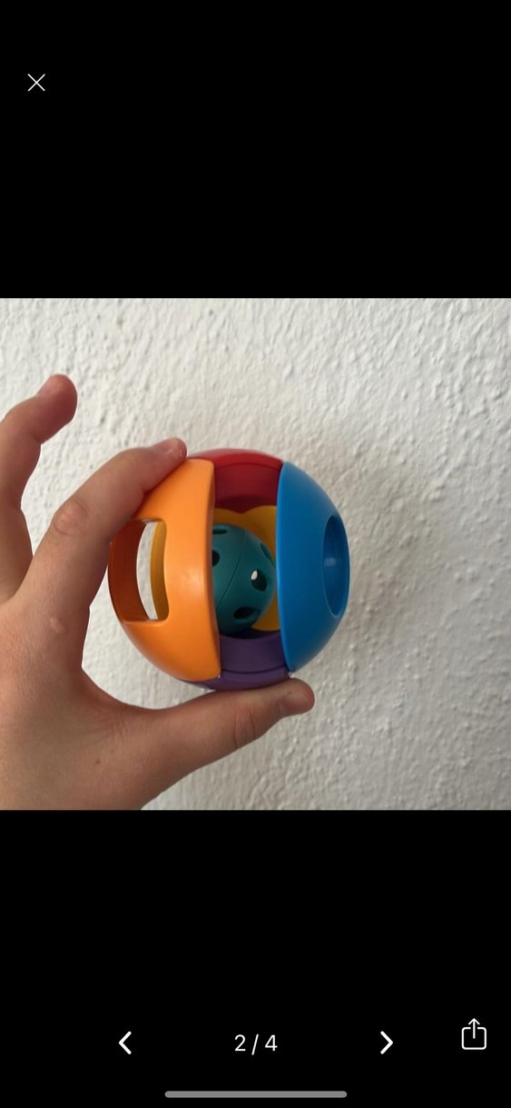 Renkli Diş Kaşıyıcı ve Çıngırak Oyuncak - Görsel 3